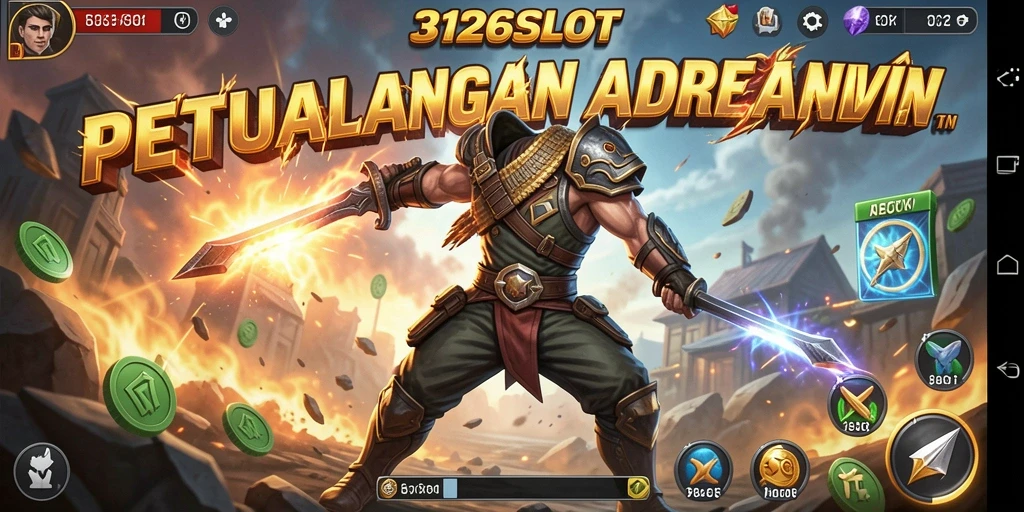 Screenshot menangkap aksi mendebarkan dari gameplay 3126SLOT.