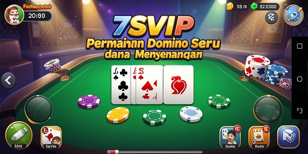 Tampilan gameplay menarik dari permainan Domino 7SVIP.