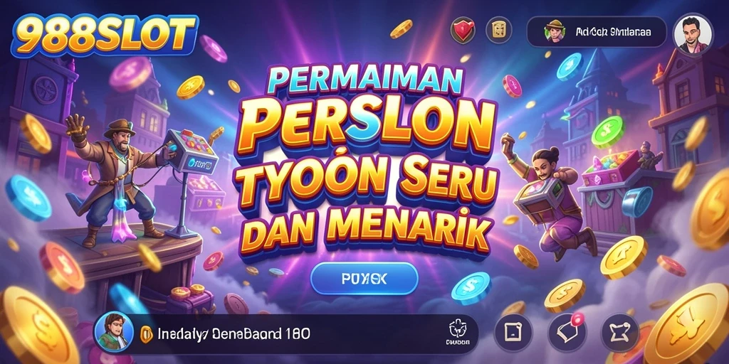 Tampilan gameplay seru di 988SLOT dengan manajemen kasino.