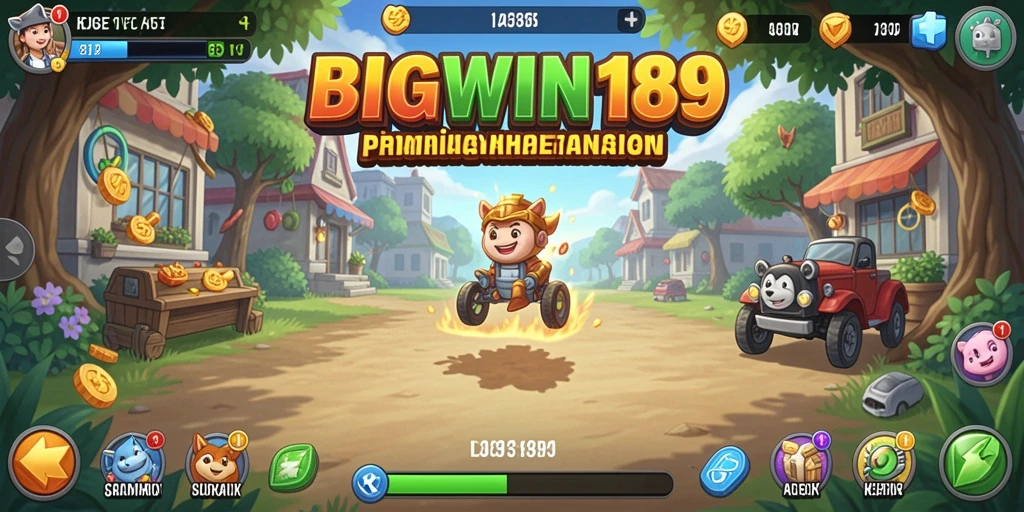 Tampilan gameplay menarik dari BIGWIN189 dengan karakter Idle yang seru.