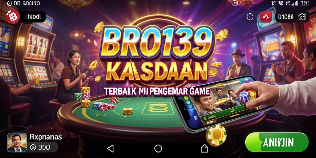 Screenshot gameplay BRO138 menampilkan suasana kasino yang menggembirakan.