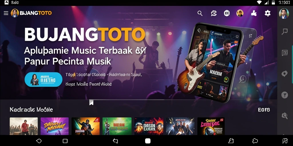 Tampilan screenshot BUJANGTOTO menampilkan gameplay musik yang interaktif.
