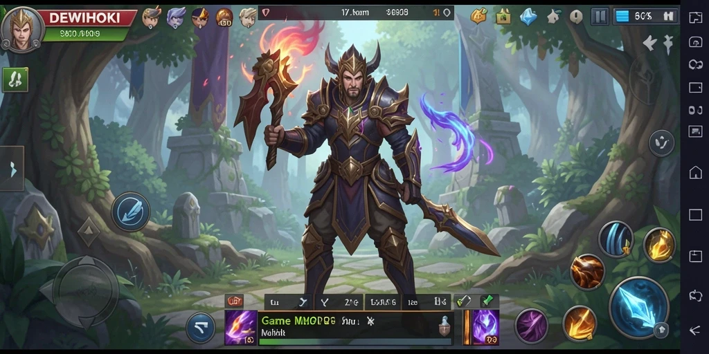Tampilan gameplay menarik dari DEWIHOKI dengan aksi seru di dunia MMORPG.