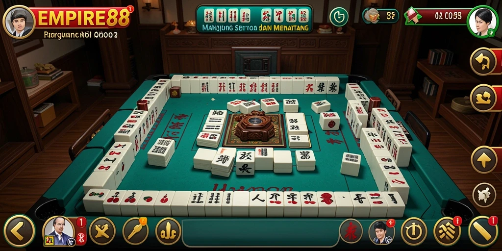 Tampilan gameplay seru dari EMPIRE88, nikmati Mahjong!