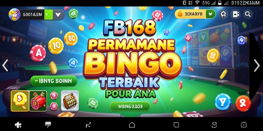 Screenshot gameplay Bingo di FB168 menampilkan antarmuka menarik dan aksi seru.