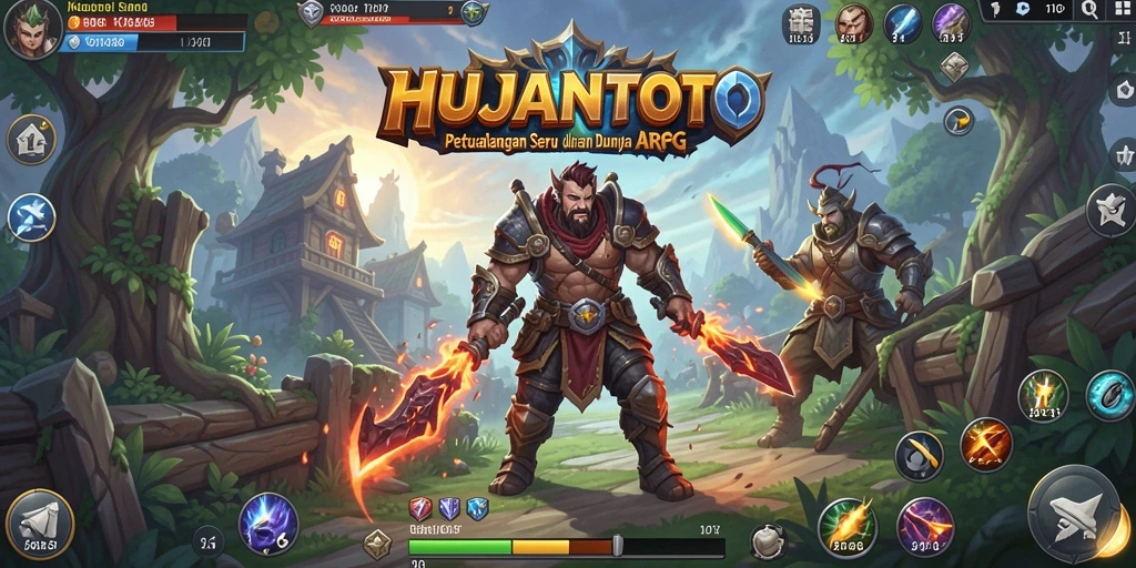 Tangkapan layar gameplay HUJANTOTO dengan aksi seru dan grafik menawan.
