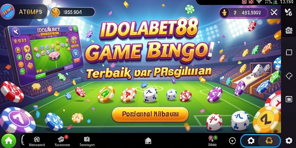 Tampilan gameplay seru dalam IDOLABET88 saat bermain Bingo.