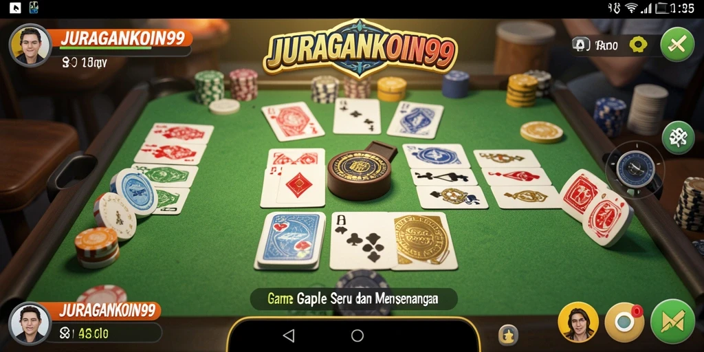 Tampilan gameplay JURAGANKOIN99 yang seru dan interaktif.