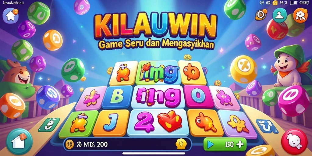 Screenshot gameplay KILAUWIN menampilkan suasana Bingo yang menyenangkan.