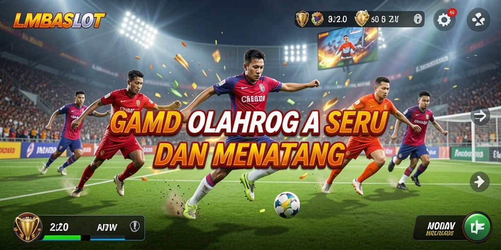 Tangkapan layar LMBASLOT menampilkan aksi seru dalam permainan olahraga.
