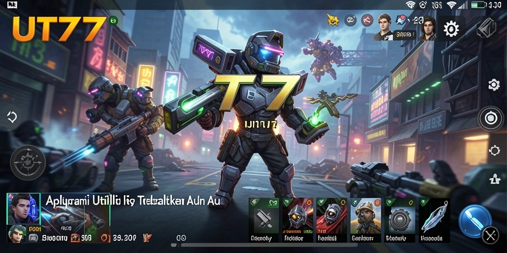 Tampilan UT77 dengan fitur Utility yang lengkap dan intuitif.